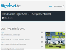 Tablet Screenshot of flightlevel.be